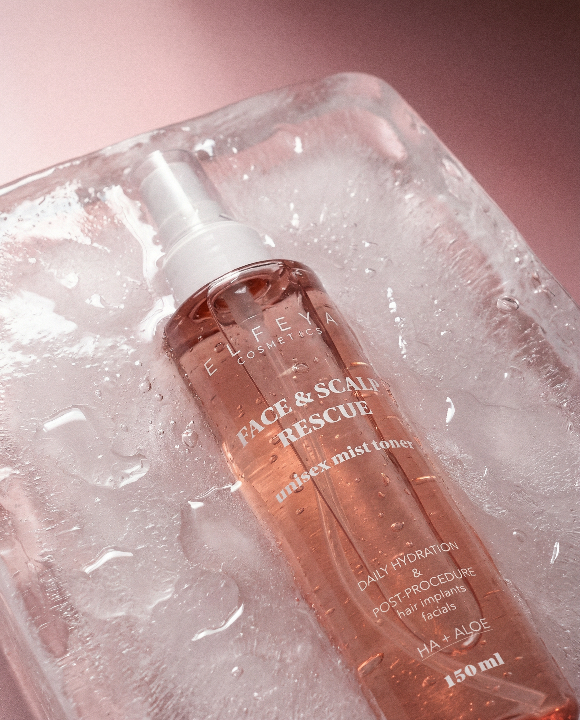 Face & Scalp Rescue Mist Toner | Rose & Hyaluronic Acid
