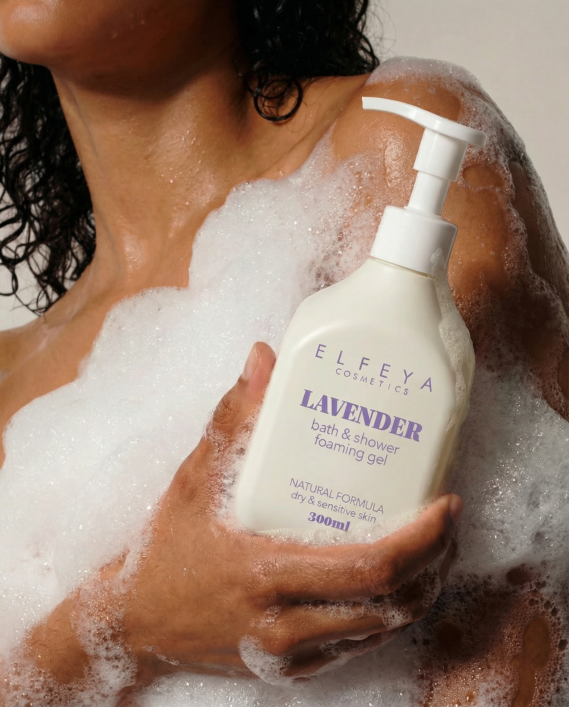 lavender and tea tree shower gel Lavender Soothing Shower Gel with Wheat Protein – Elfeya Cosmetics