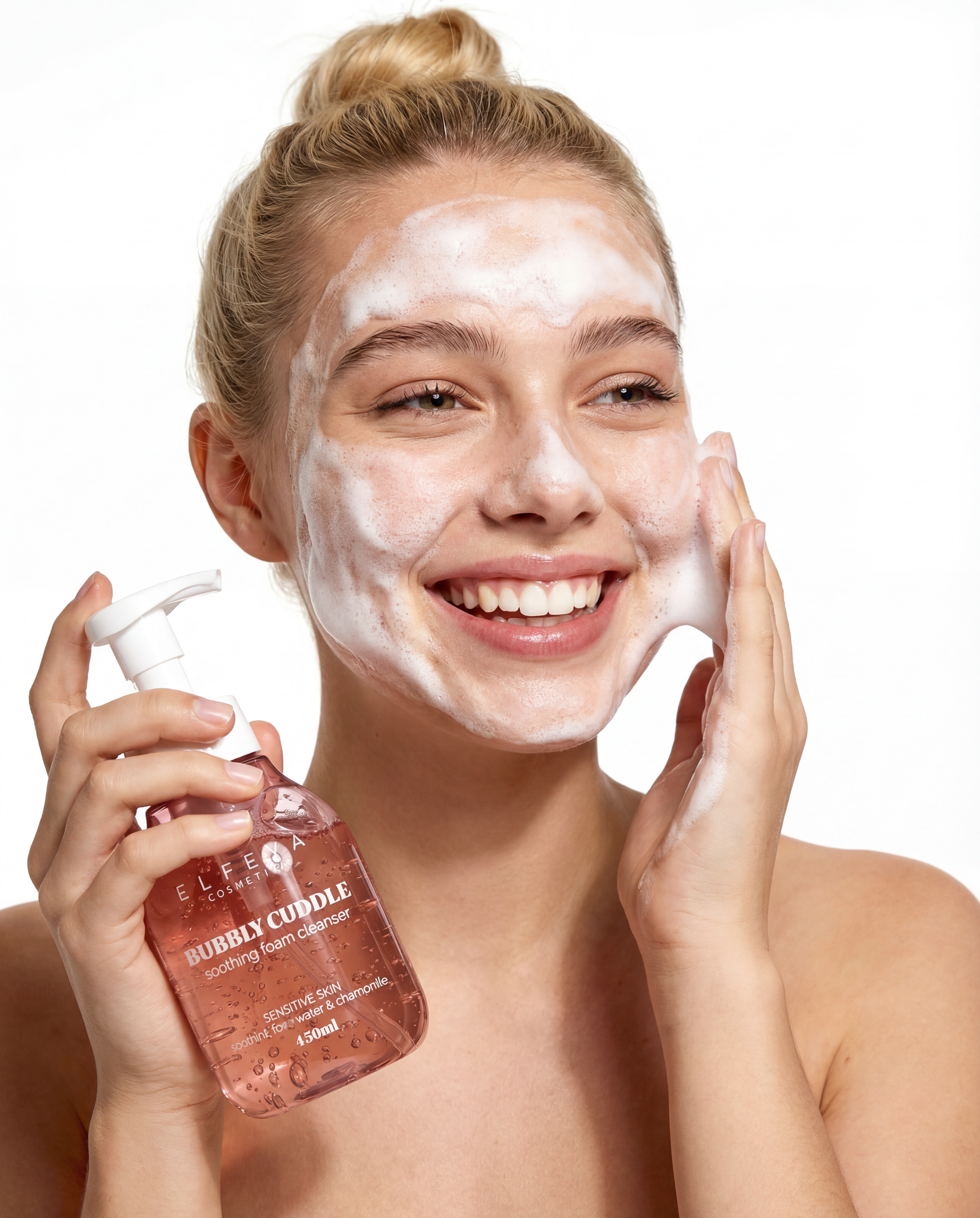 Bubbly Cuddle Mousse Cleanser with prebiotics  and chamomile