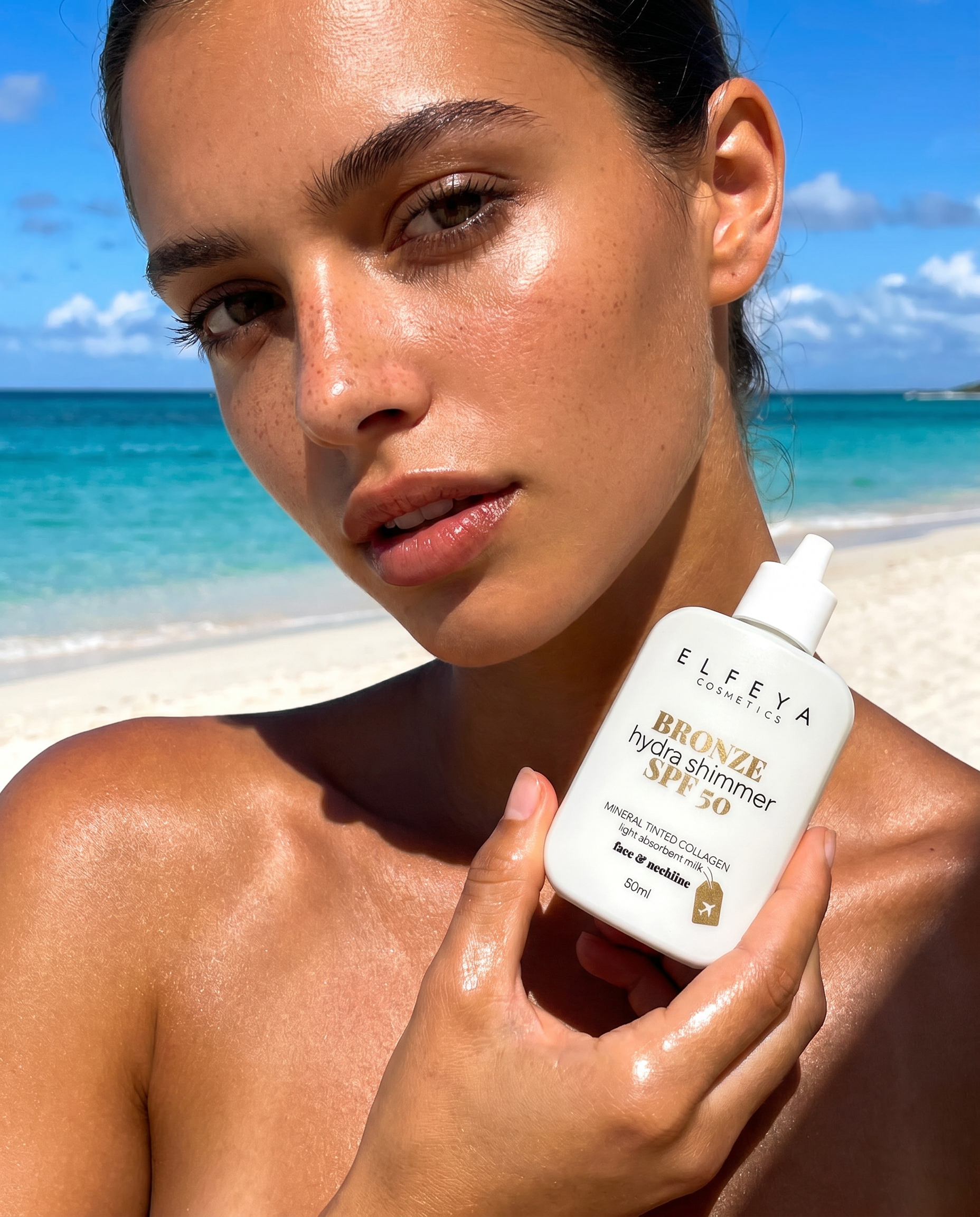 SPF 50 UVA/B Mineral Bronze Face & Neck care