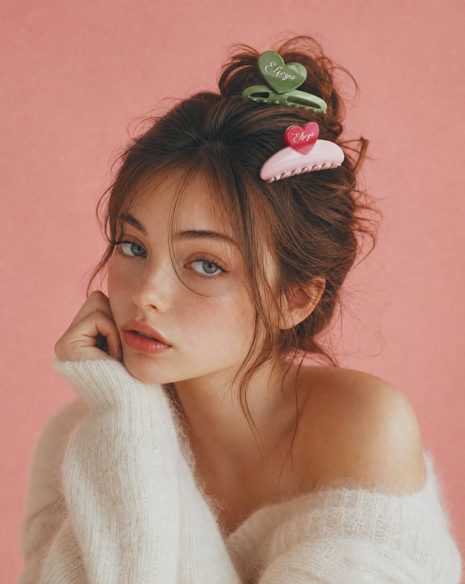 Hair clip Matcha