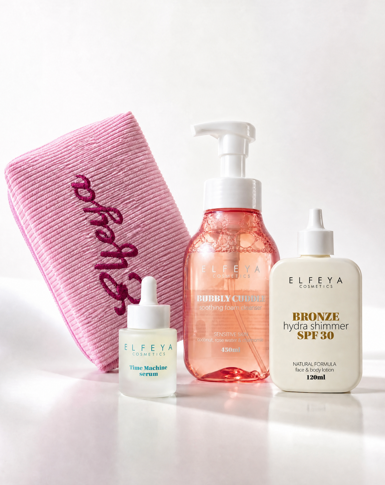 Bestseller 3-Step Face Routine -  Cleanser, Serum & SPF Bronzer